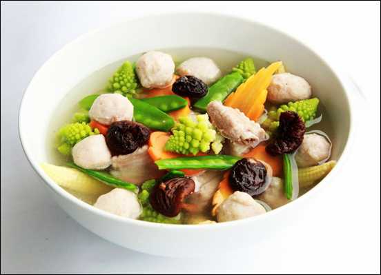 Canh Bát tiên chay