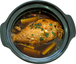 Cá he kho mía (rục xương)